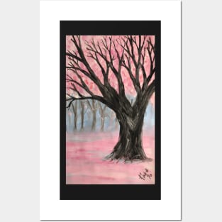 Pastel love tree Posters and Art